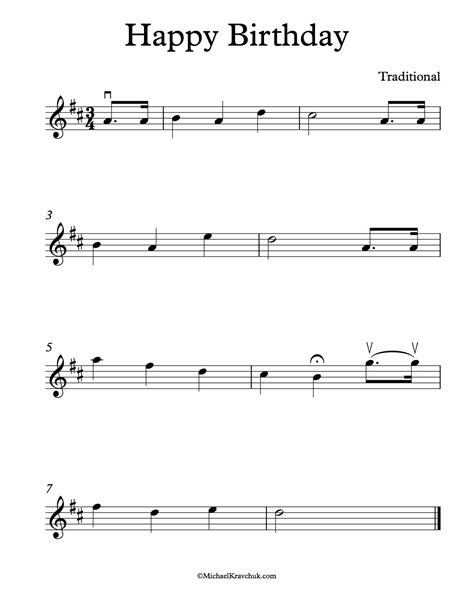 Browse our 12 arrangements of "If You're Happy and You Know It. . Sheet music for violin happy birthday